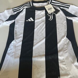 Adidas Black and White Juventus Jersey